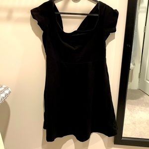 Off the Shoulder black dress